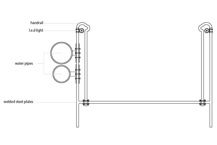 Detail drawing of the Stairs