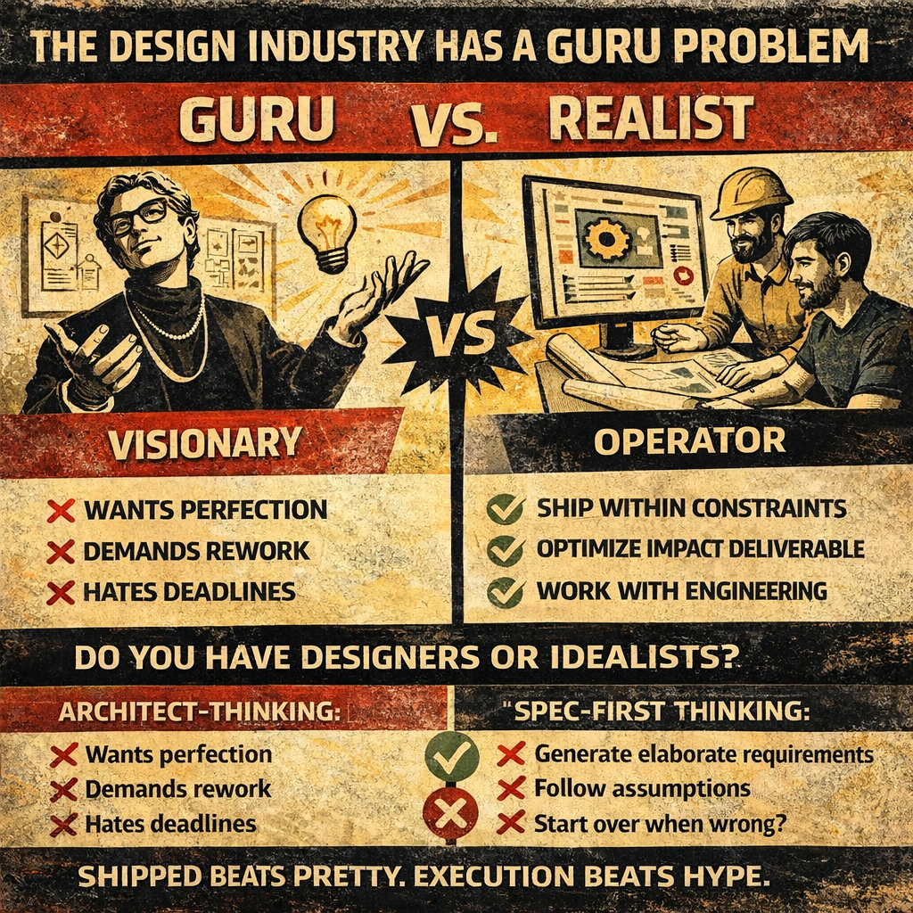 The design industry has a guru problem