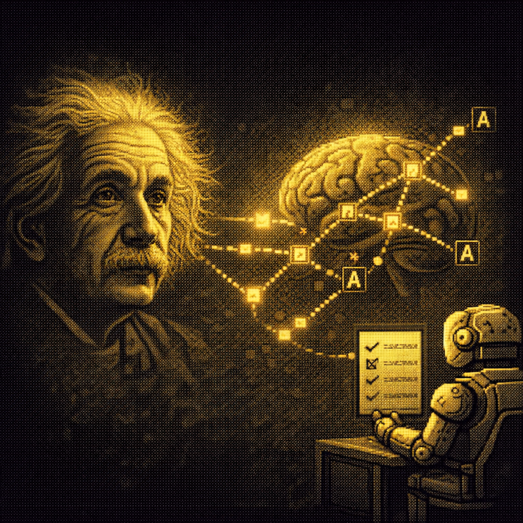 The way Einstein's brain worked is how AI should retrieve information