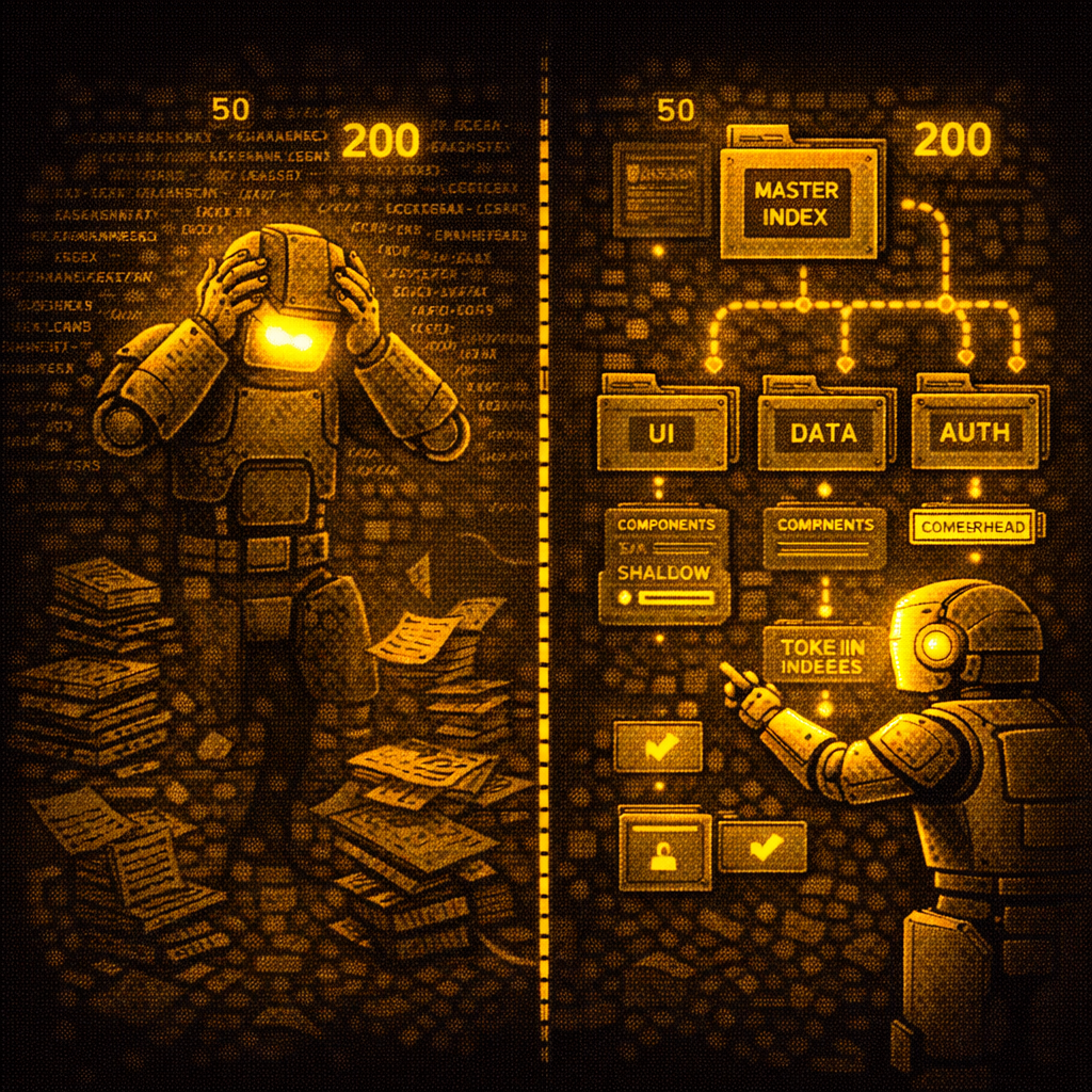 How I maintain coherence across 66,000 lines of code without losing the thread