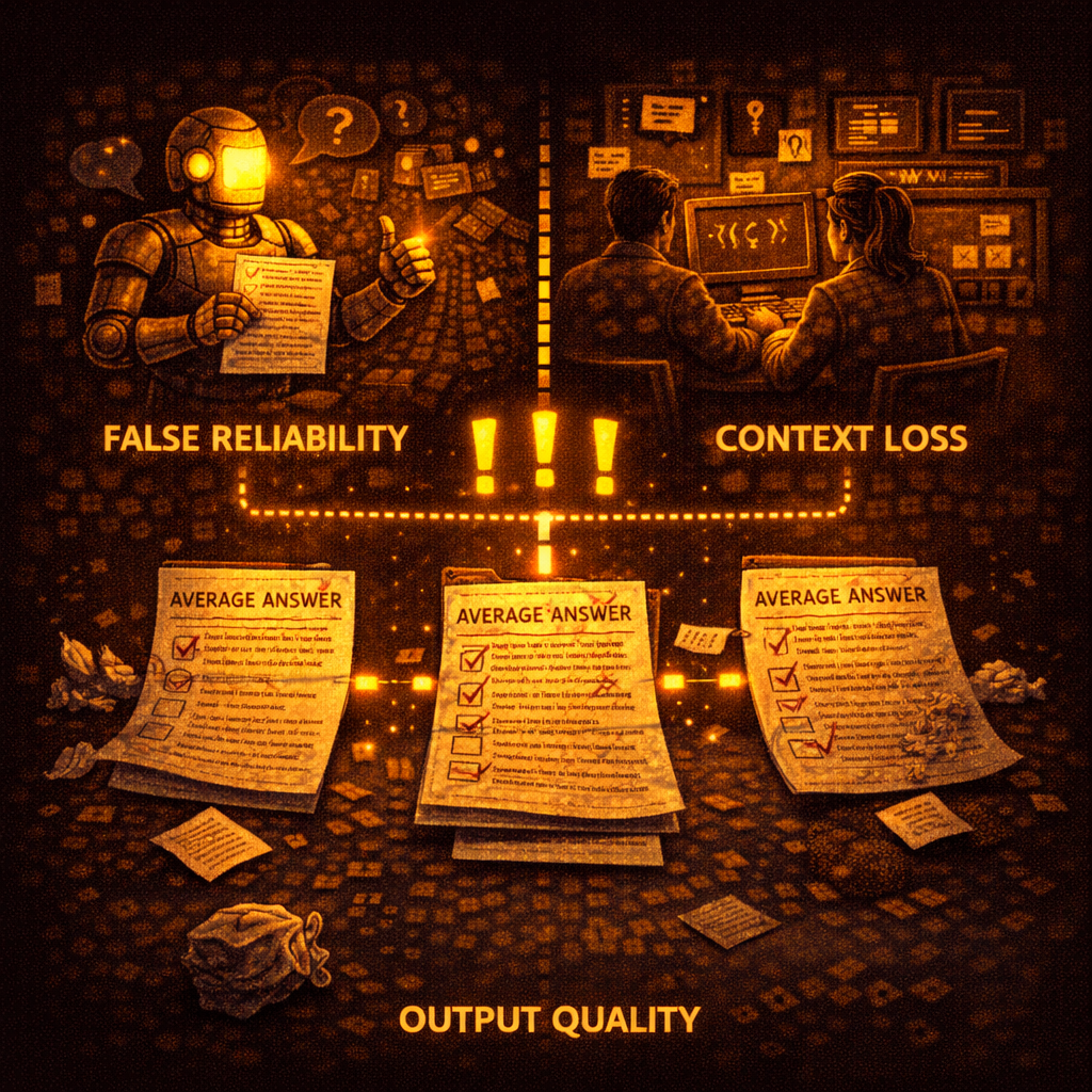 Why AI outputs feel 60% relevant