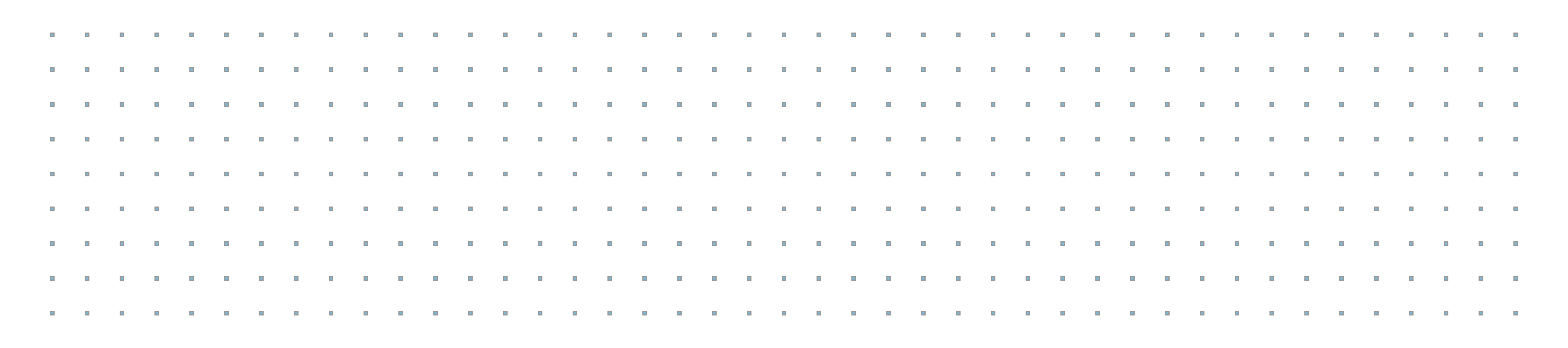 A field of dots in space